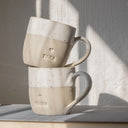 Tazzina da caffè MAMA in ceramica handmade con manico